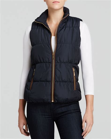 michael kors vest womens dillards|Michael Kors quilted puffer vest.